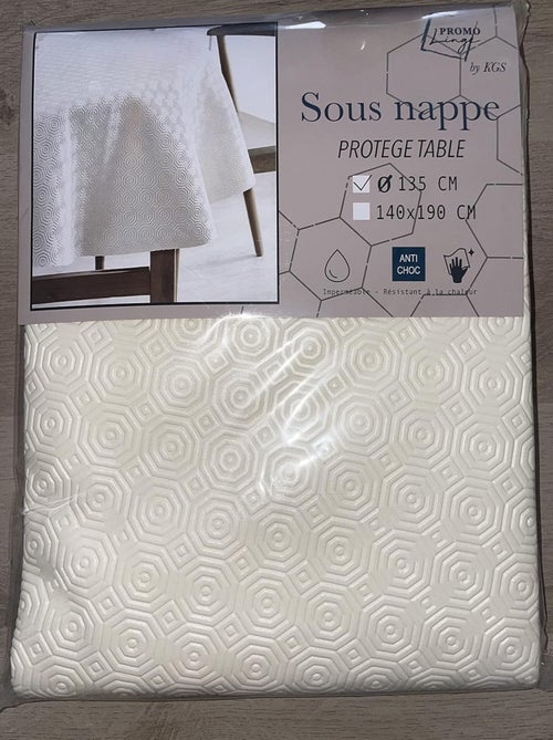 Sous-nappes Bulgommes Bulgomme Ronde 135cm PROMO LINGE - Kiabi