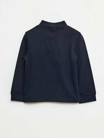 Sous-pull à col montant avec imprimé en relief