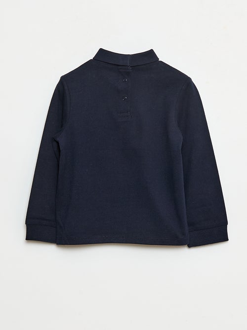 Sous-pull à col montant avec imprimé en relief - Kiabi