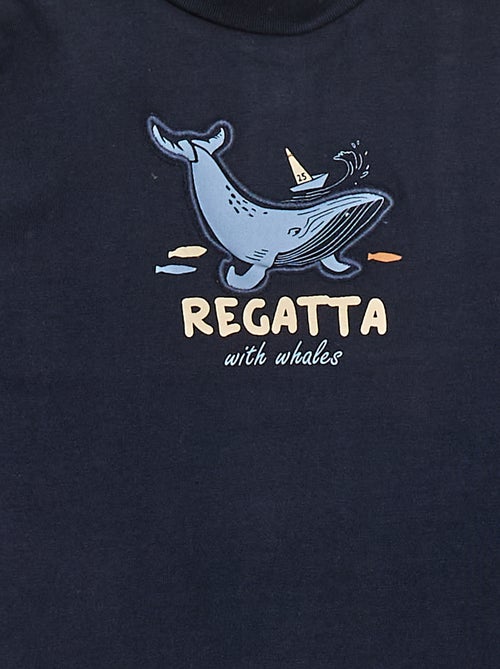 Sous-pull à col montant avec imprimé en relief - Kiabi