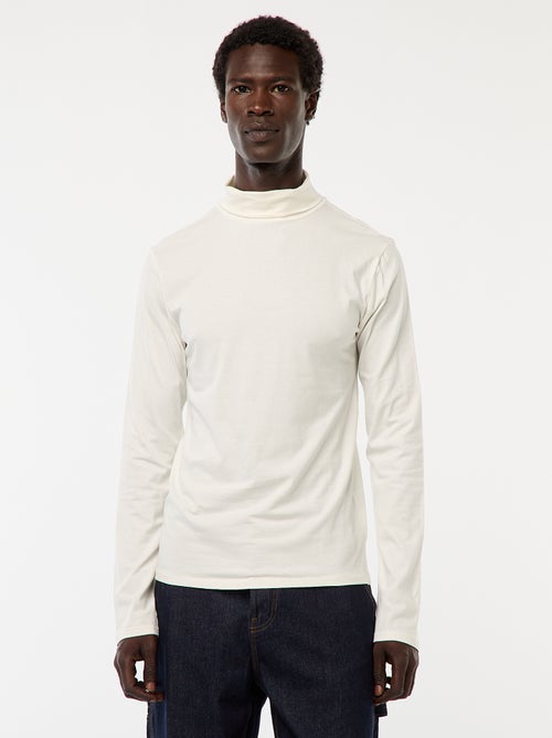 Sous-pull à col montant uni - Kiabi