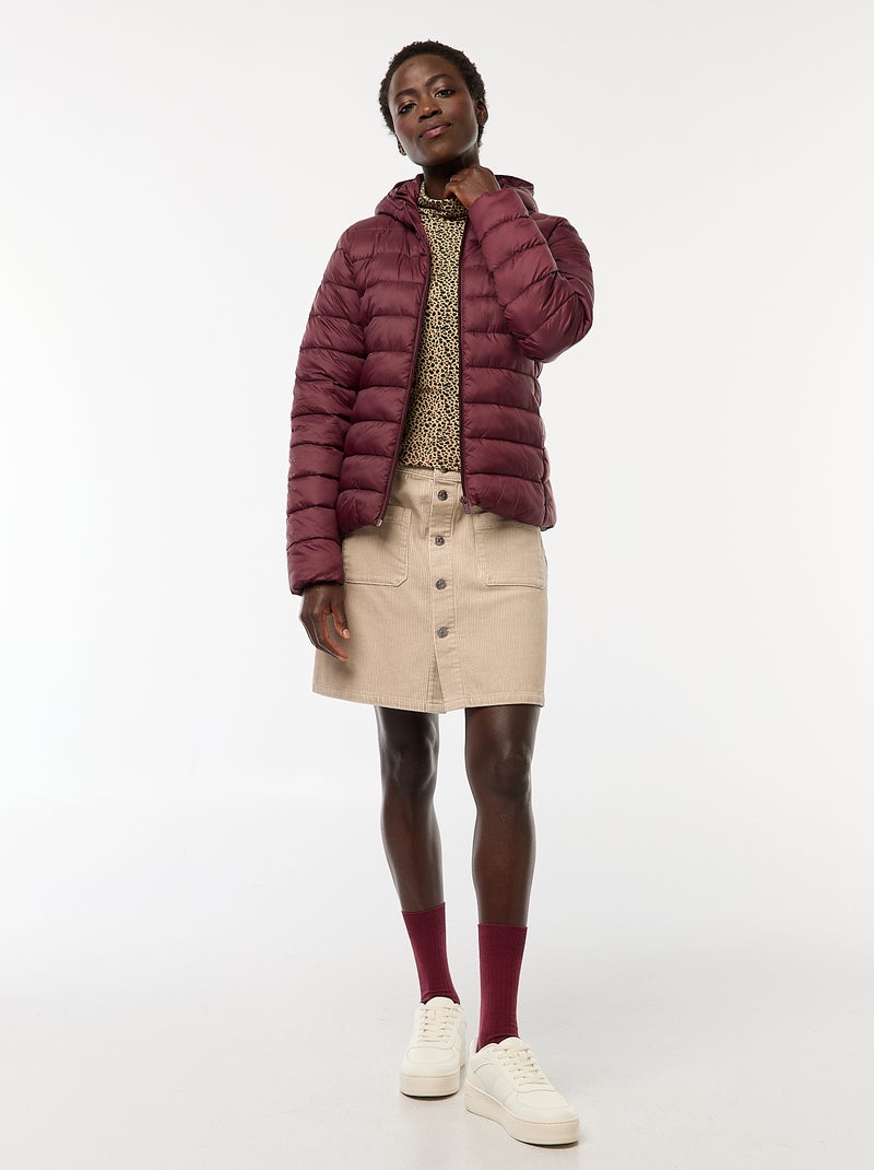 Sous-pull à col roulé et manches longues Beige - Kiabi