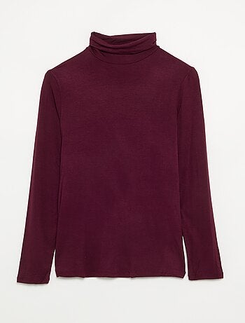 Sous-pull à couleur unie