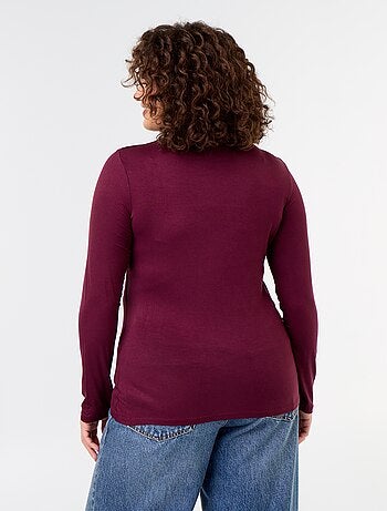 Sous-pull à couleur unie