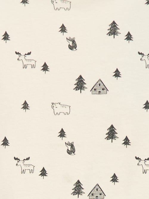 Sous-pull avec col montant à motif - Kiabi