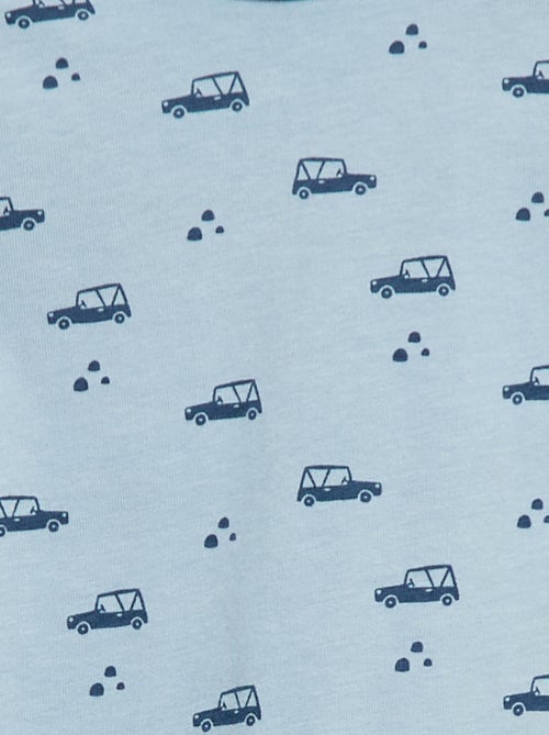 Sous-pull avec col montant à motif - Kiabi