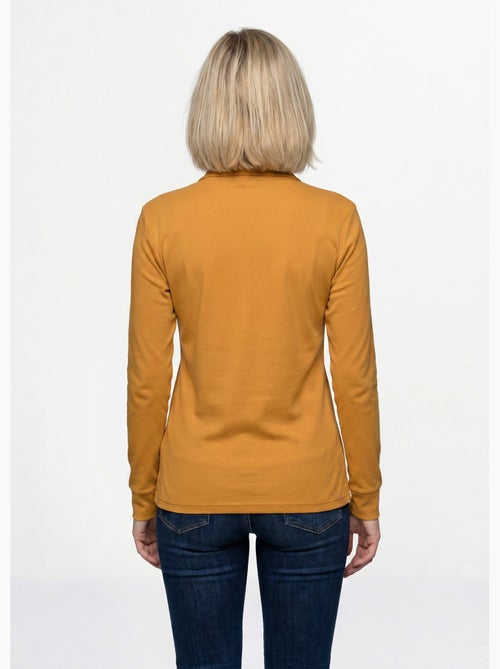 Sous-pull chaud col roulé maille interlock unie - Afibel - Kiabi