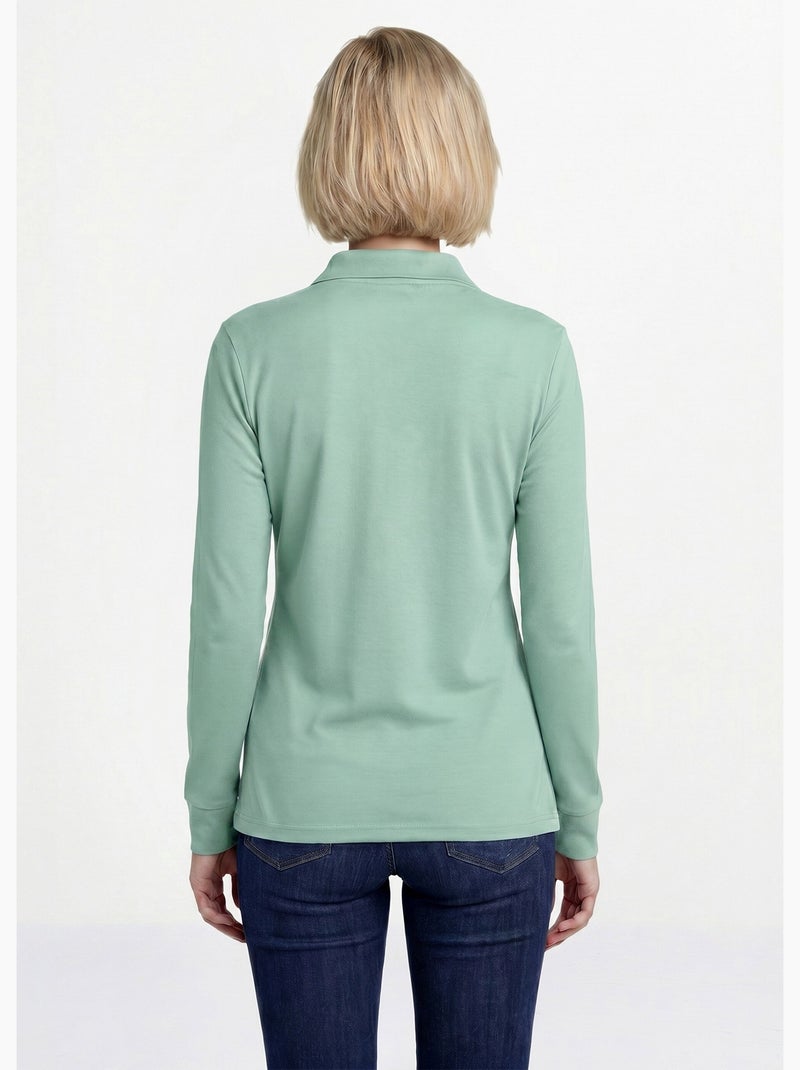 Sous-pull chaud col roulé maille interlock unie - Afibel Vert - Kiabi
