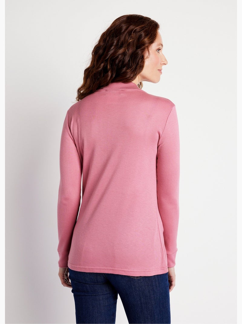 Sous-pull chaud col roulé maille interlock unie N/A - Kiabi