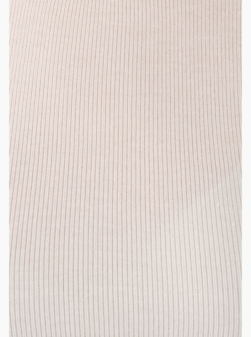 Sous-pull col montant maille côtelée Thermolactyl et soie thermique - Damart Blanc - Kiabi