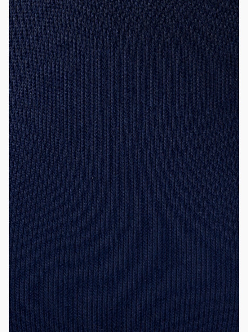 Sous-pull col montant maille côtelée Thermolactyl et soie thermique - Damart Bleu - Kiabi