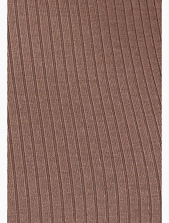 Sous pull col montant maille côtelée Thermolactyl et soie thermique - Damart