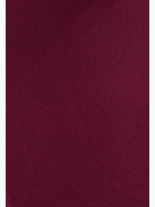 Sous-pull col montant maille côtelée Thermolactyl et soie thermique - Damart - Kiabi