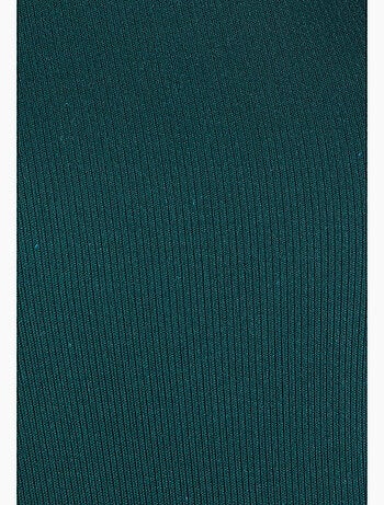 Sous-pull col montant maille côtelée Thermolactyl et soie thermique - Damart