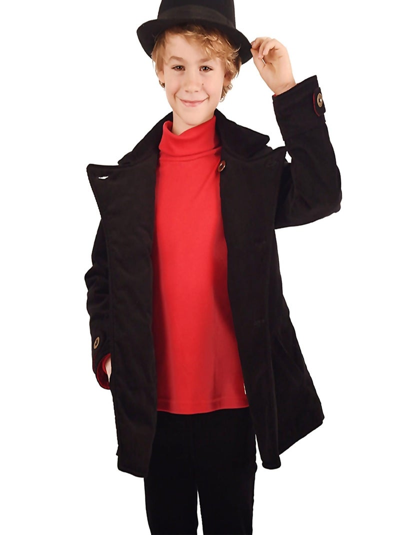 Sous Pull Col Roulé   Coton Jersey   HARMONIE - La Faute à Voltaire Rouge - Kiabi