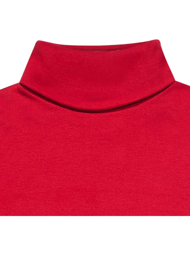 Sous Pull Col Roulé   Coton Jersey   HARMONIE - La Faute à Voltaire Rouge - Kiabi