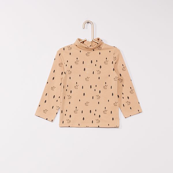 sous pull beige