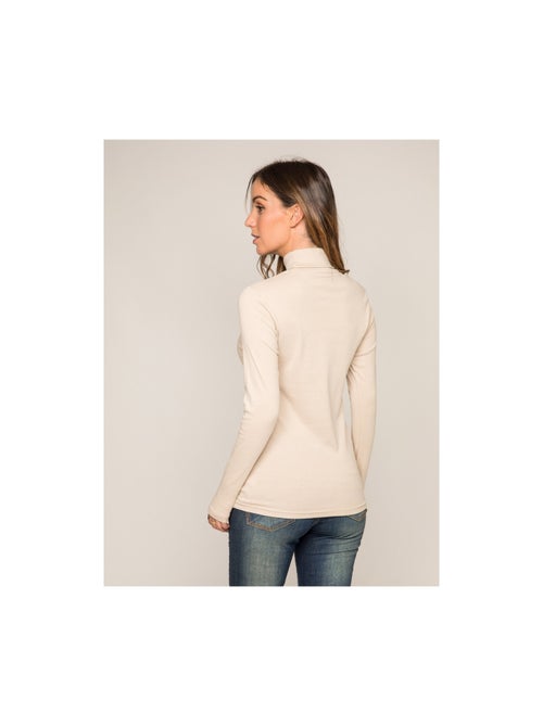 Sous pull col roulé pur coton peigné FUSEE - Kiabi