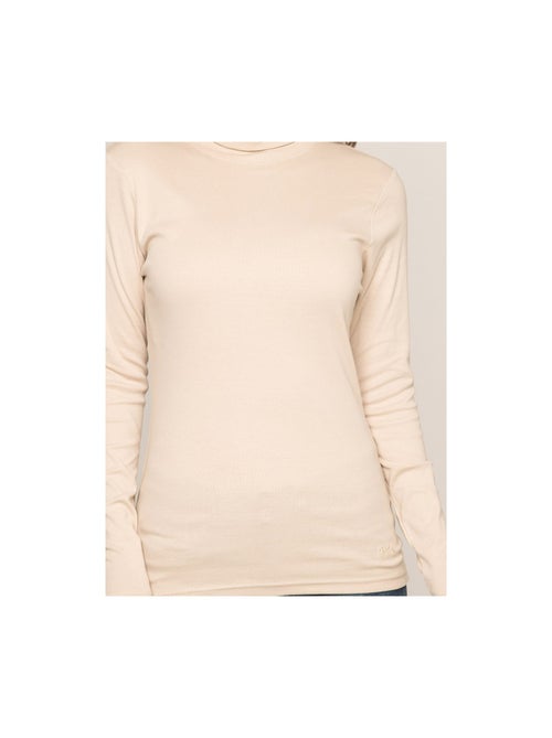 Sous pull col roulé pur coton peigné FUSEE - Kiabi