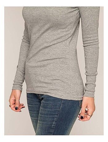 Sous pull col roulé pur coton peigné FUSEE