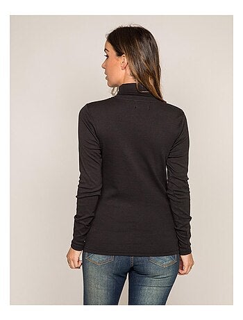 Sous pull col roulé pur coton peigné FUSEE