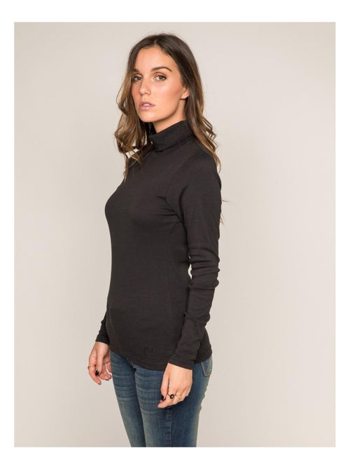 Sous pull col roulé pur coton peigné FUSEE - Kiabi