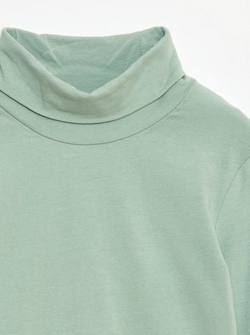 Sous-pull col roulé uni - Kiabi