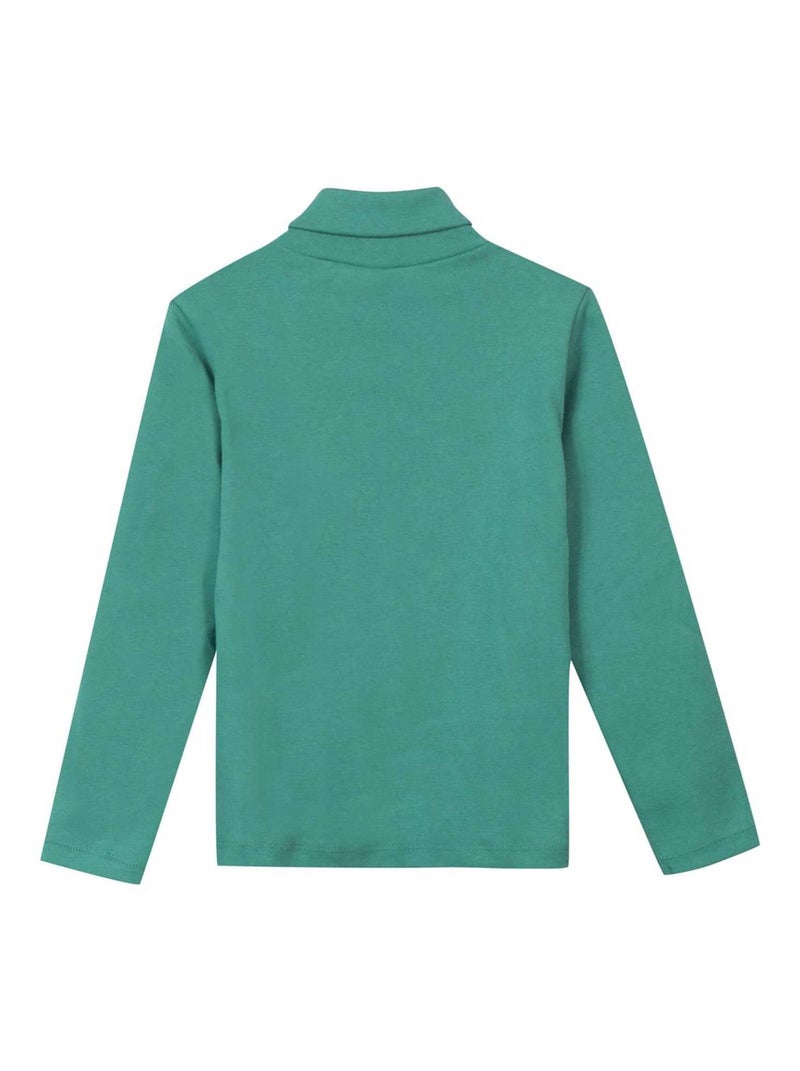Sous Pull Coton Oeko-tex 'miniman' Vert émeraude - Kiabi