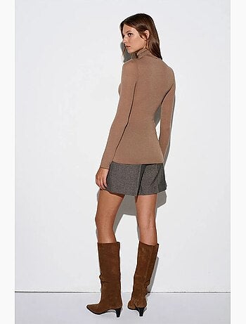 Sous-pull en jersey coupe ajustée à col roulé manches longues dilvin