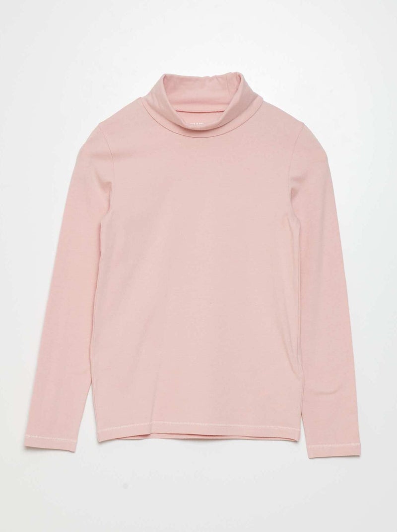 Sous-pull en jersey uni ROSE ARGEN - Kiabi