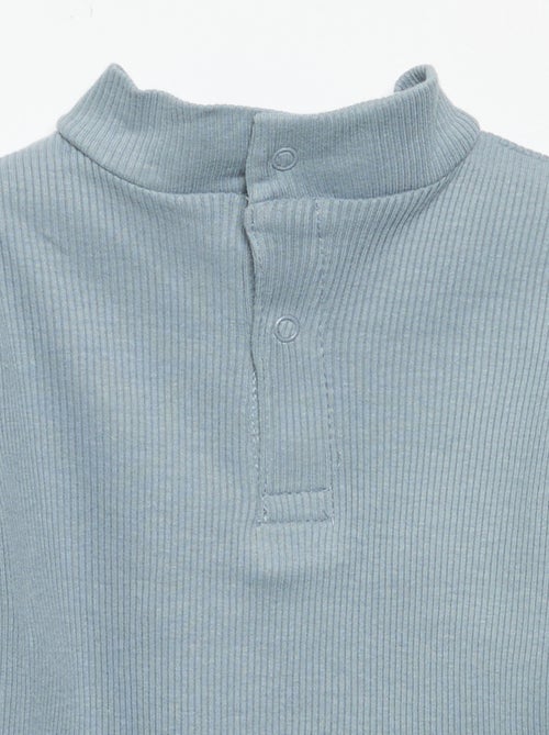 Sous-pull en maille côtelée - Kiabi Sous-pull en maille côtelée - Kiabi