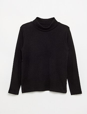 Sous-pull en maille côtelée