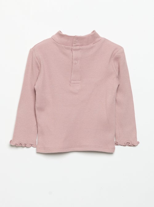 Sous-pull en maille côtelée - Kiabi Sous-pull en maille côtelée - Kiabi