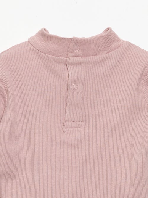 Sous-pull en maille côtelée - Kiabi Sous-pull en maille côtelée - Kiabi