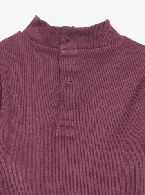 Sous-pull en maille côtelée - Kiabi Sous-pull en maille côtelée - Kiabi