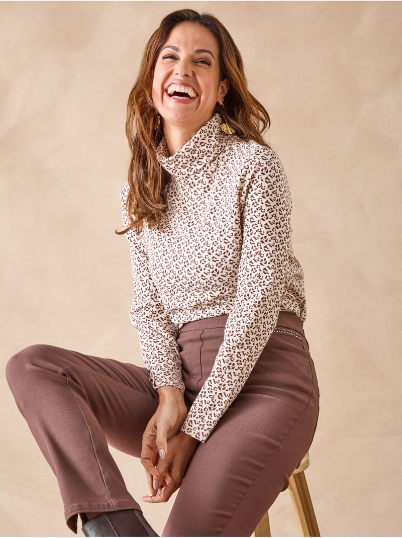 Sous-pull extensible - DAXON Noir Marron - Kiabi