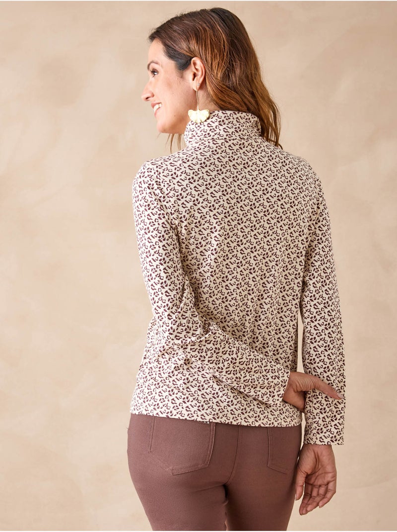 Sous-pull extensible - DAXON Noir Marron - Kiabi