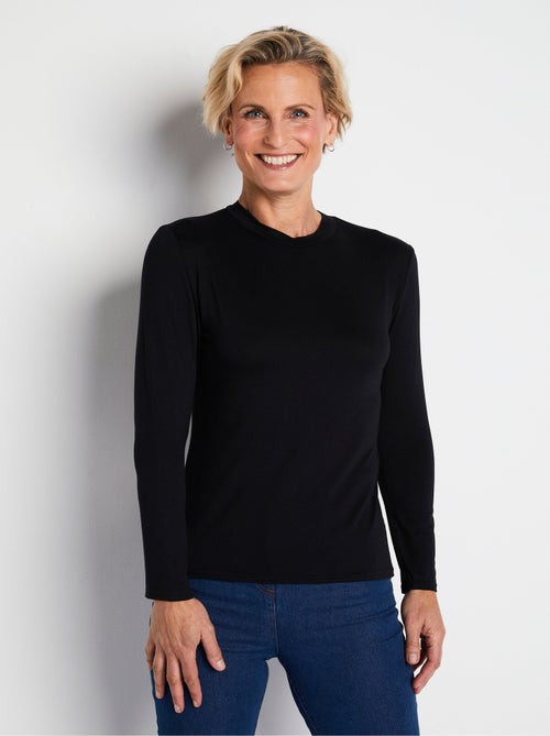 Sous-pull extensible col montant - Afibel - Kiabi Sous-pull extensible col montant - Afibel - Kiabi