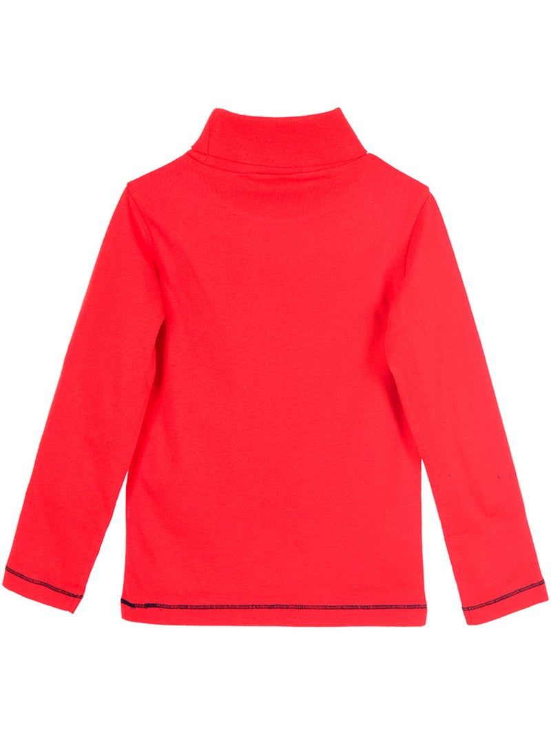 Sous-pull   garçon cars - licence officielle Rouge - Kiabi