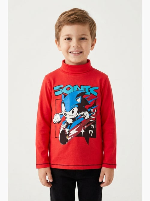 Sous-pull garçon sonic - licence officielle - Kiabi Sous-pull garçon sonic - licence officielle - Kiabi