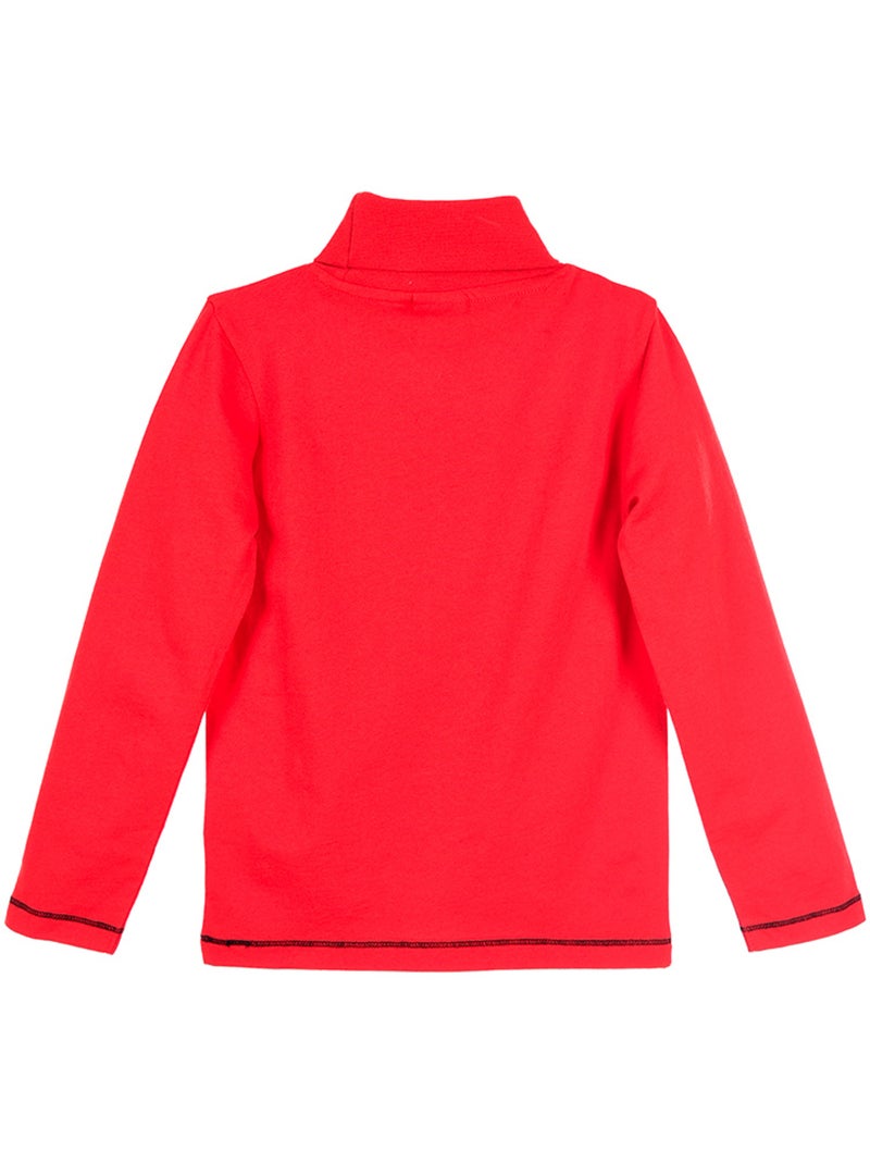 Sous-pull   garçon sonic - licence officielle Rouge - Kiabi