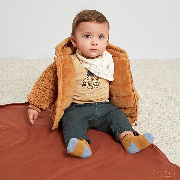 Sous Pull Imprime Bebe Garcon Beige Kiabi 4 00