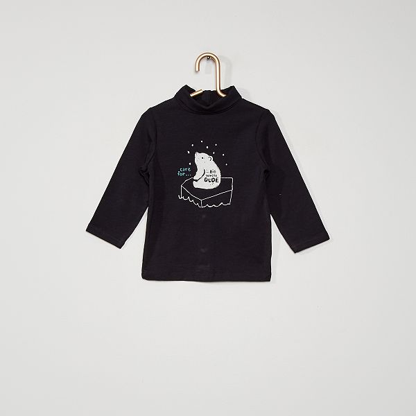 pull bleu marine garcon