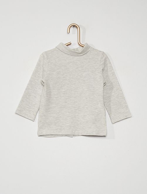 Sous-pull jersey                                                                 GRIS 
