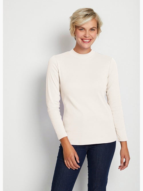 Sous-pull long souple maille douce - Afibel - Kiabi
