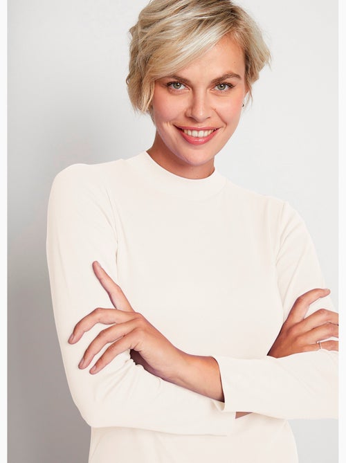 Sous-pull long souple maille douce - Afibel - Kiabi