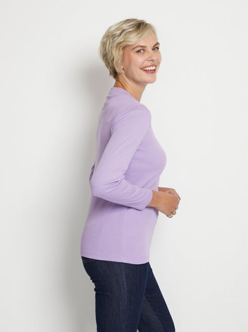 Sous-pull long souple maille douce - Afibel - Kiabi