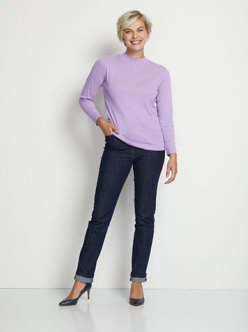 Sous-pull long souple maille douce - Afibel Parme - Kiabi