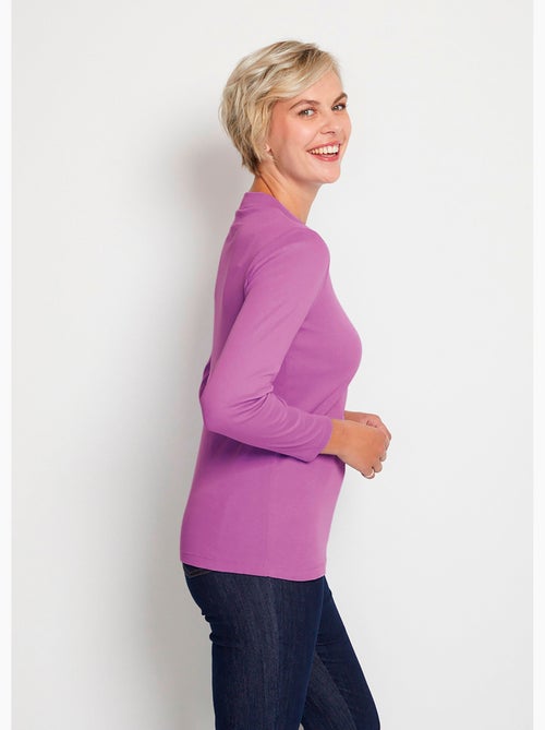 Sous-pull long souple maille douce - Afibel - Kiabi
