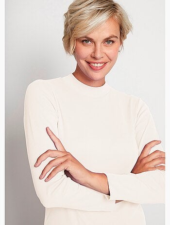 Sous-pull long souple maille douce